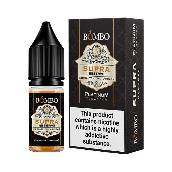 Bombo Platinum Tobaccos - Nic Salt - 4 for £10 Offer