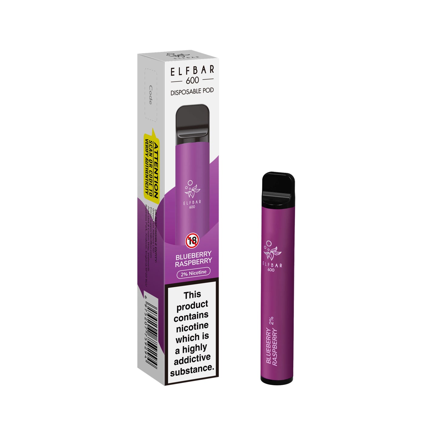Elf Bar Disposable Pod - 5 for £18 Offer