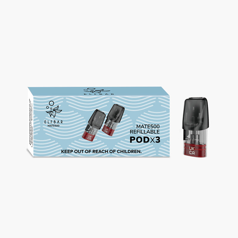 Elf Bar Mate 500 Refillable Replacement Pod 3 Pack