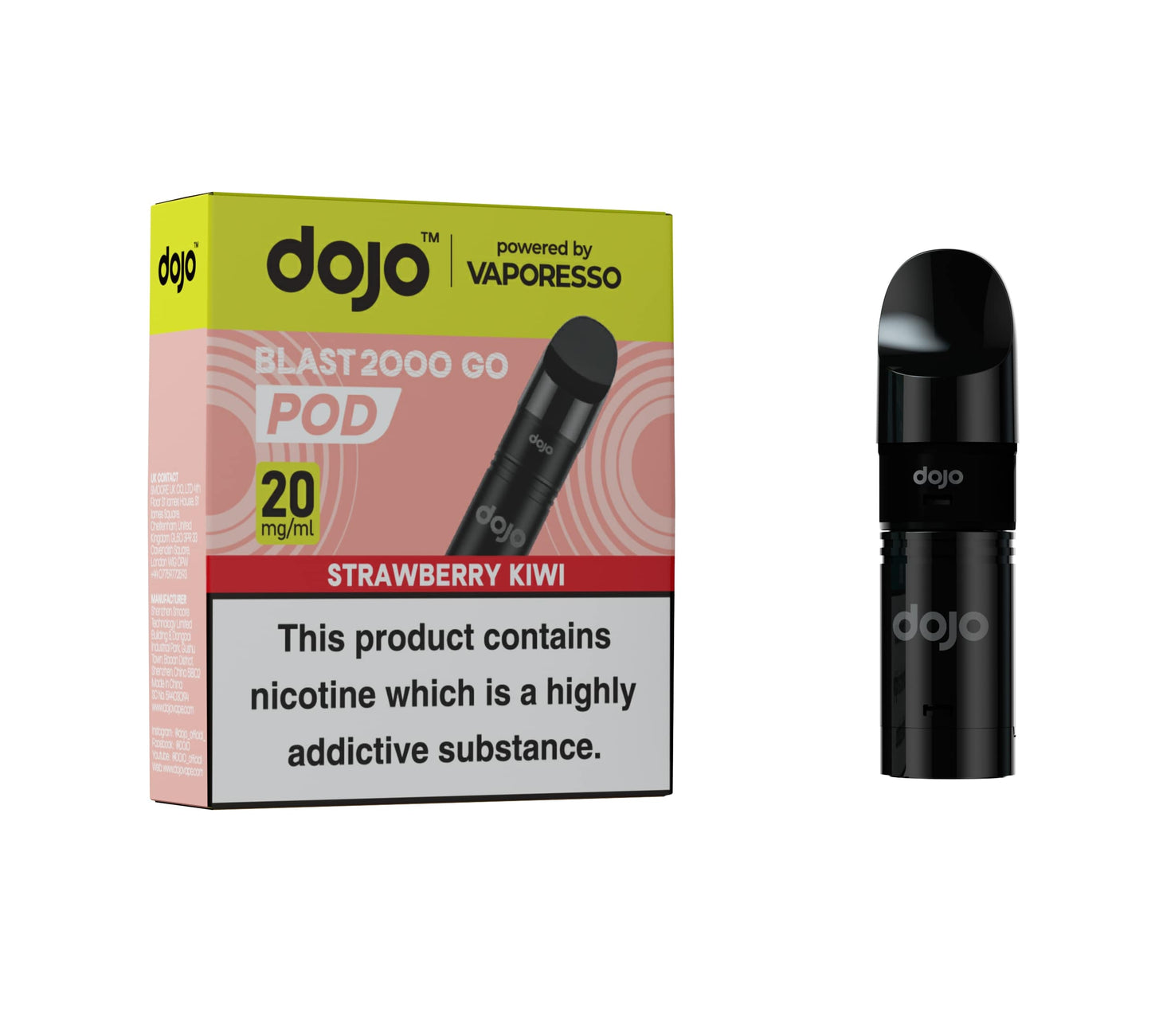 DOJO BLAST 2000 Go Pod & Refill (Powered by Vaporesso)