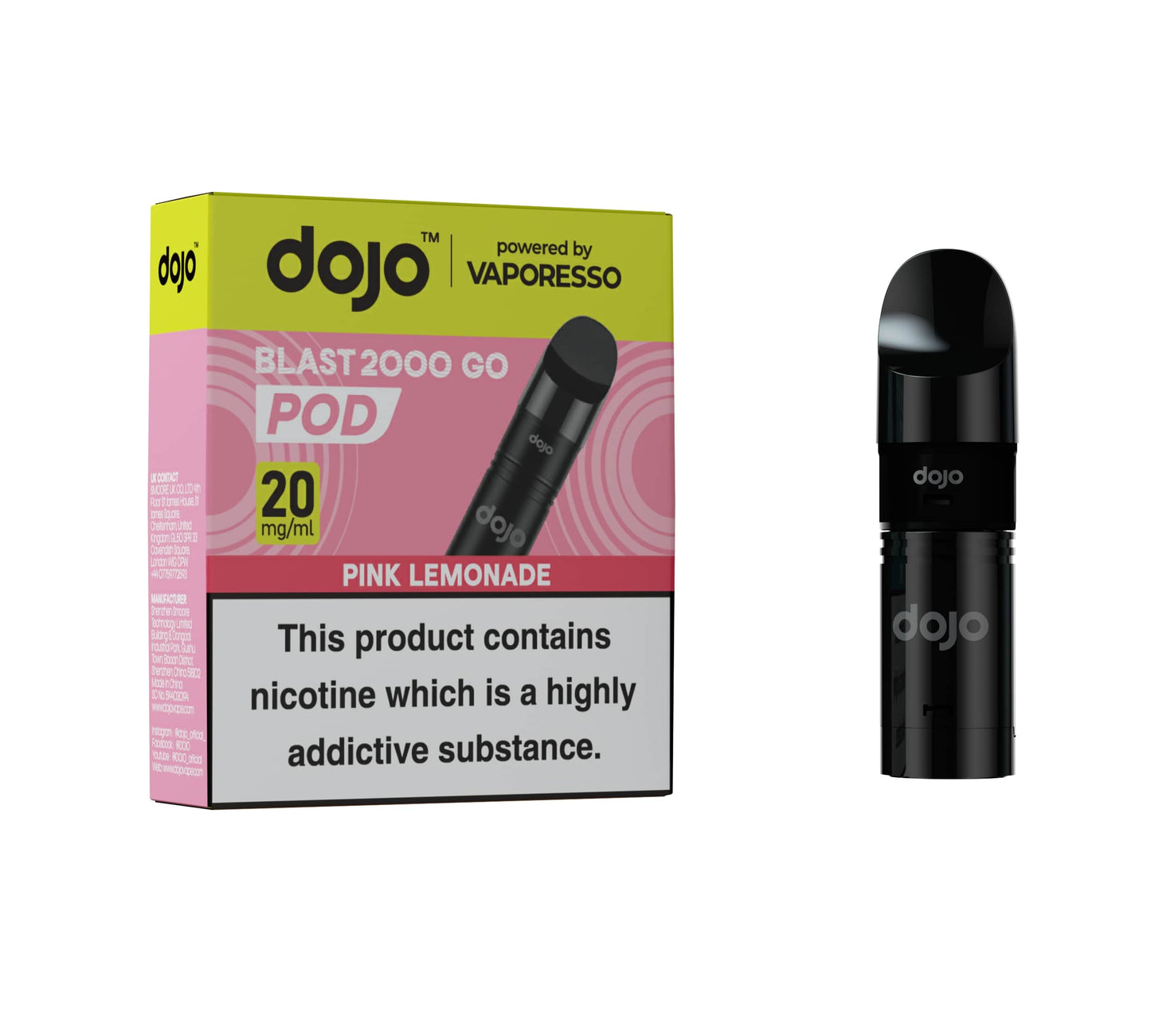 DOJO BLAST 2000 Go Pod & Refill (Powered by Vaporesso)