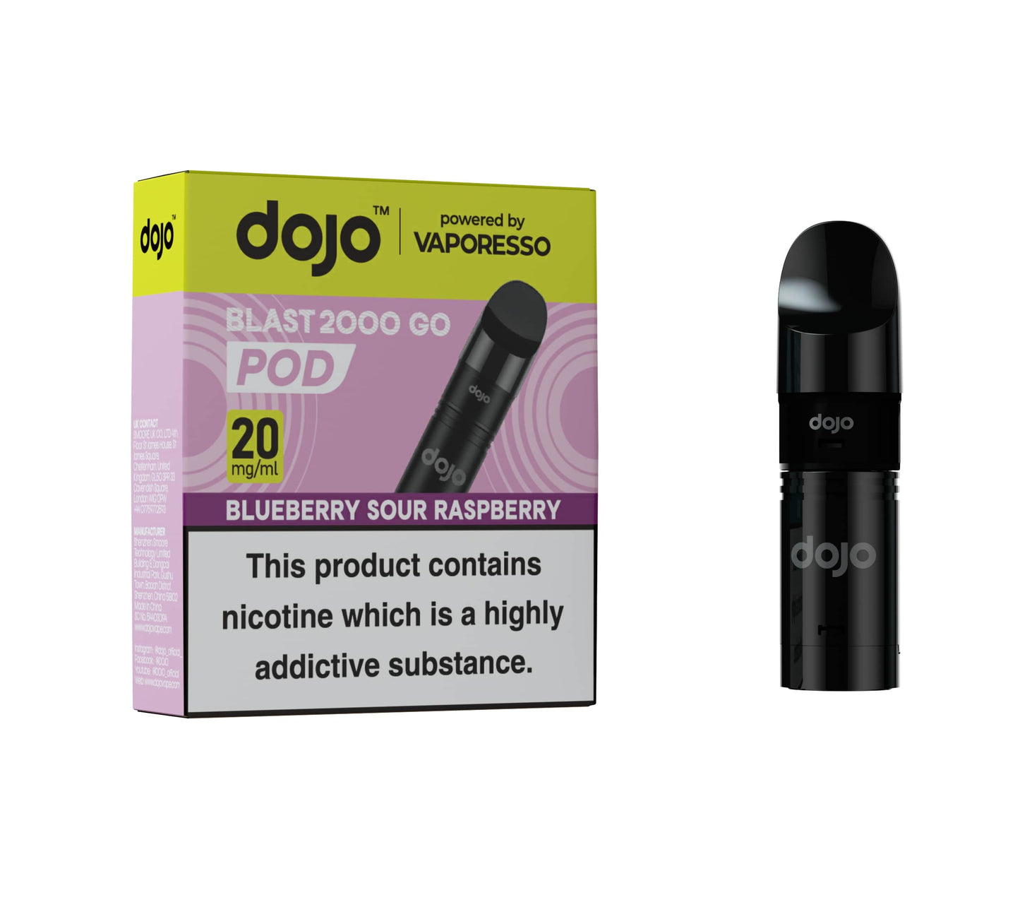 DOJO BLAST 2000 Go Pod & Refill (Powered by Vaporesso)