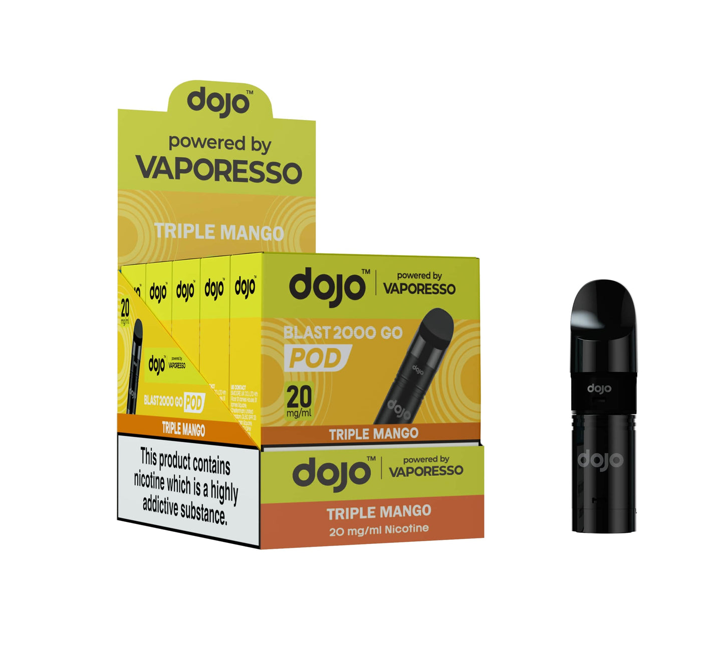 DOJO BLAST 2000 Go Pod & Refill (Powered by Vaporesso)