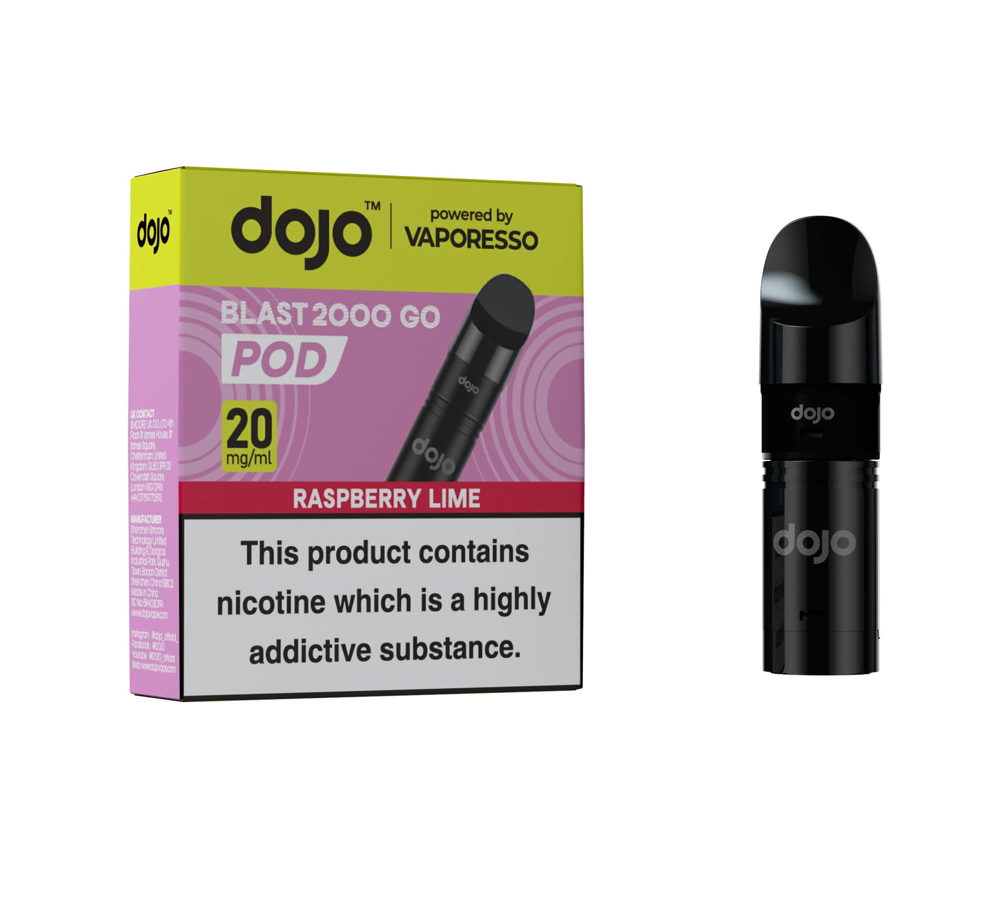 DOJO BLAST 2000 Go Pod & Refill (Powered by Vaporesso)