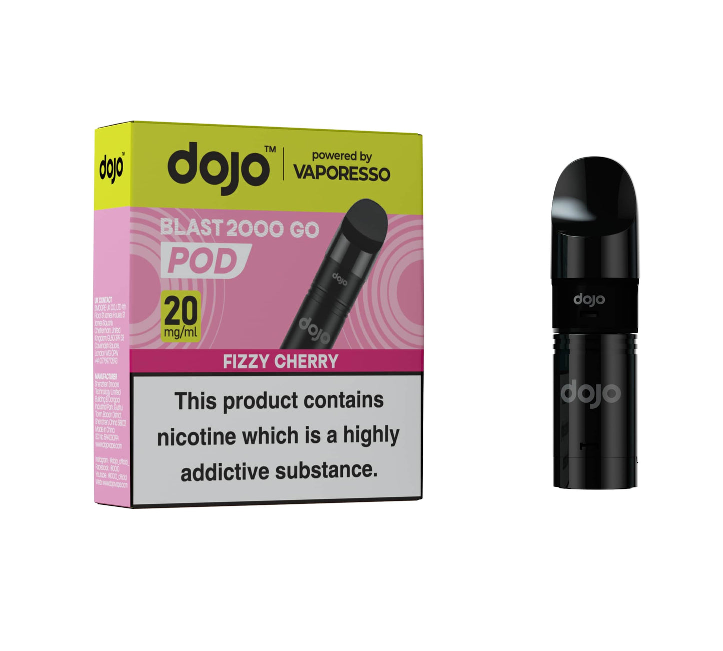 DOJO BLAST 2000 Go Pod & Refill (Powered by Vaporesso)
