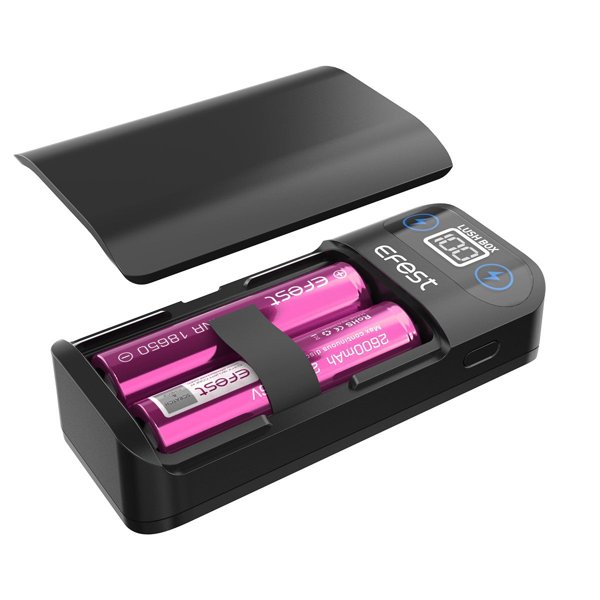 Efest LUSH BOX Dual 18650 Charger & Power Bank